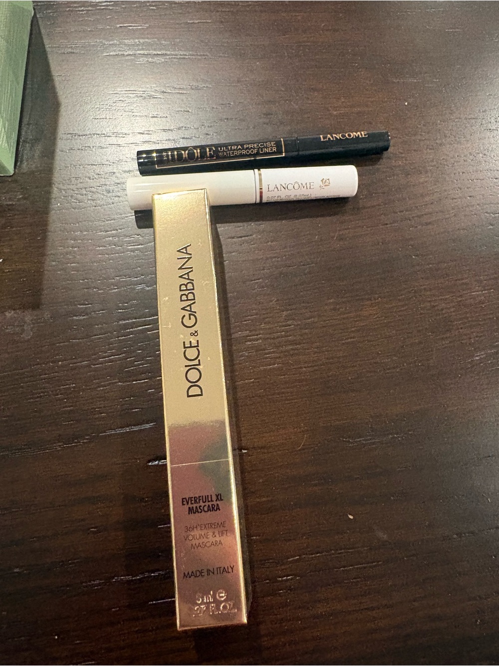 Dolce & Gabbana Gold Everfull XL Mascara and Lancome eye products bundle